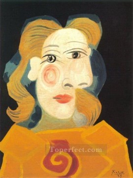 頭の女性ドラ・マール 1939 年キュビスト パブロ・ピカソ Oil Paintings